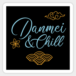 Danmei and Chill - Chinese elements (blue version) Sticker